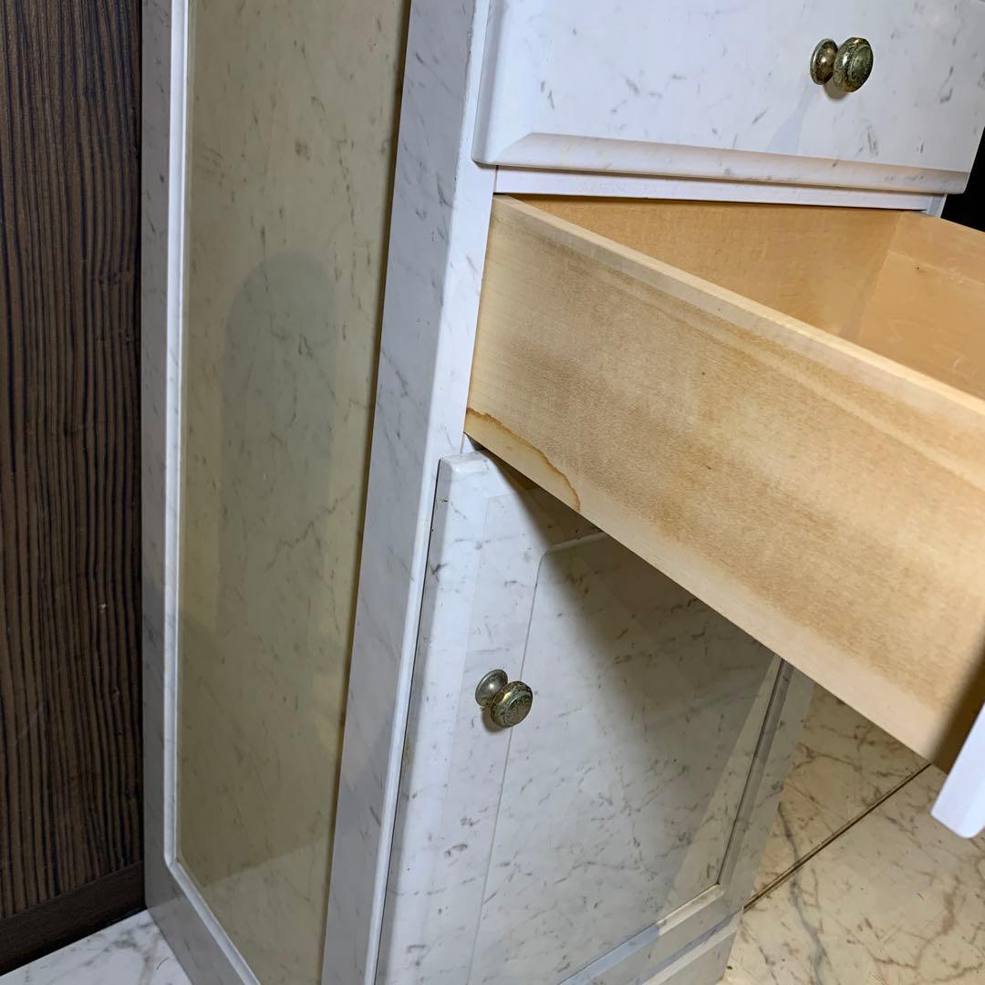 カリモク 電話台 大理石風 カリモク 電話台 大理石風 カリモク 台