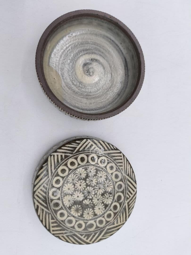 c455 香合 富士五湖窯 青三島 細川秀年 木箱 茶道具 古物 - メルカリ