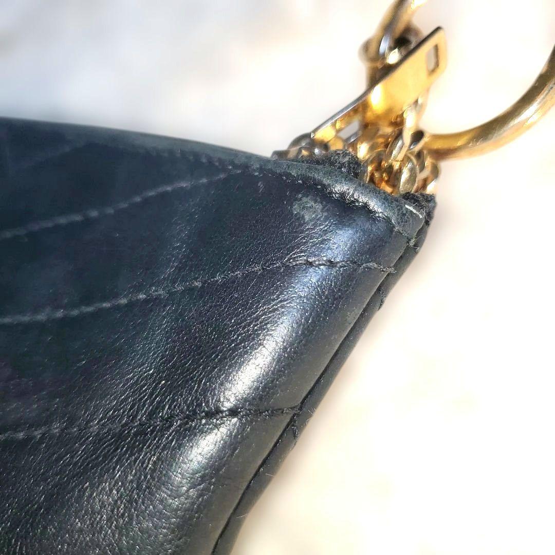 SAINT LAURENT ブラック カサンドラ マトラッセ キー ケース