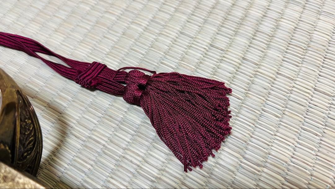 模造刀 海軍刀 指揮刀 サーベル 刀緒付き 250617-1