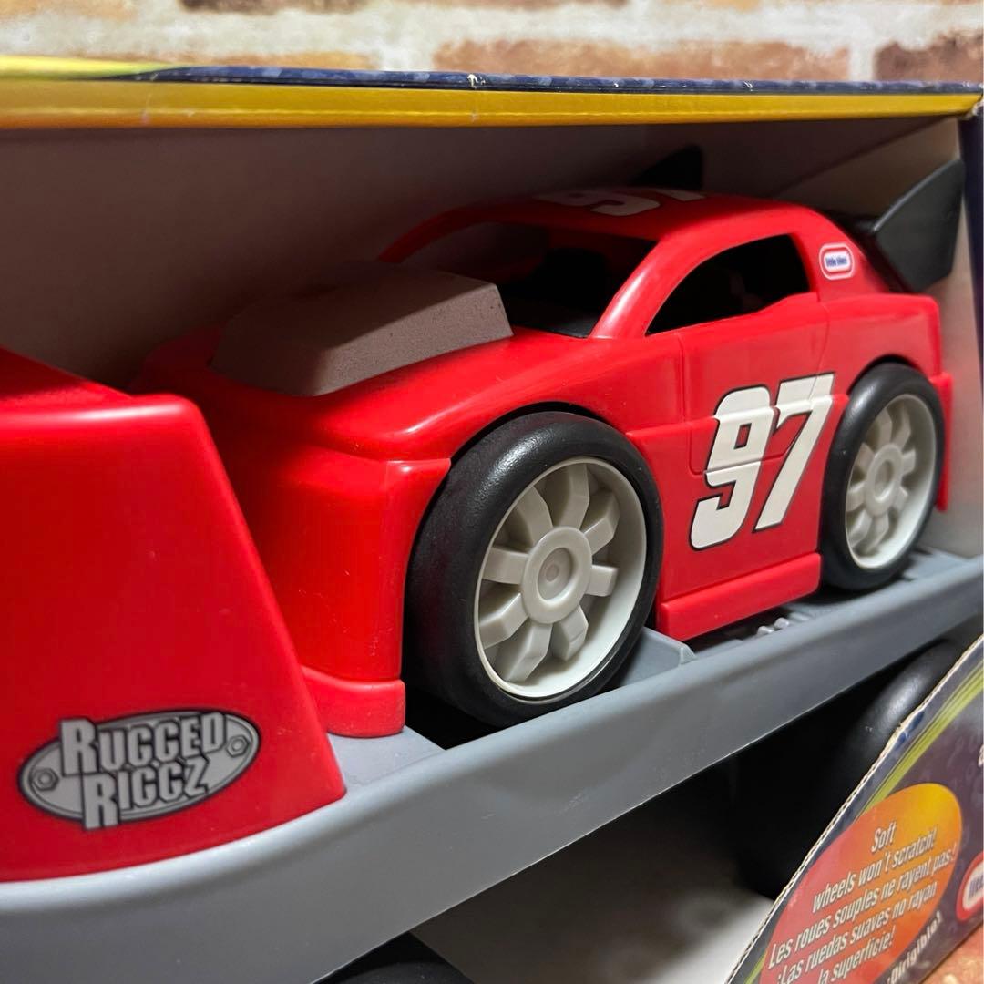 リトルタイクスRUGGED RIGGZ レースカー運搬車&ミニカーセット