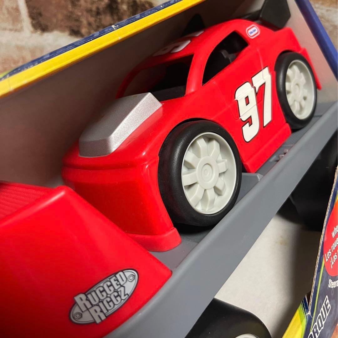 リトルタイクスRUGGED RIGGZ レースカー運搬車&ミニカーセット