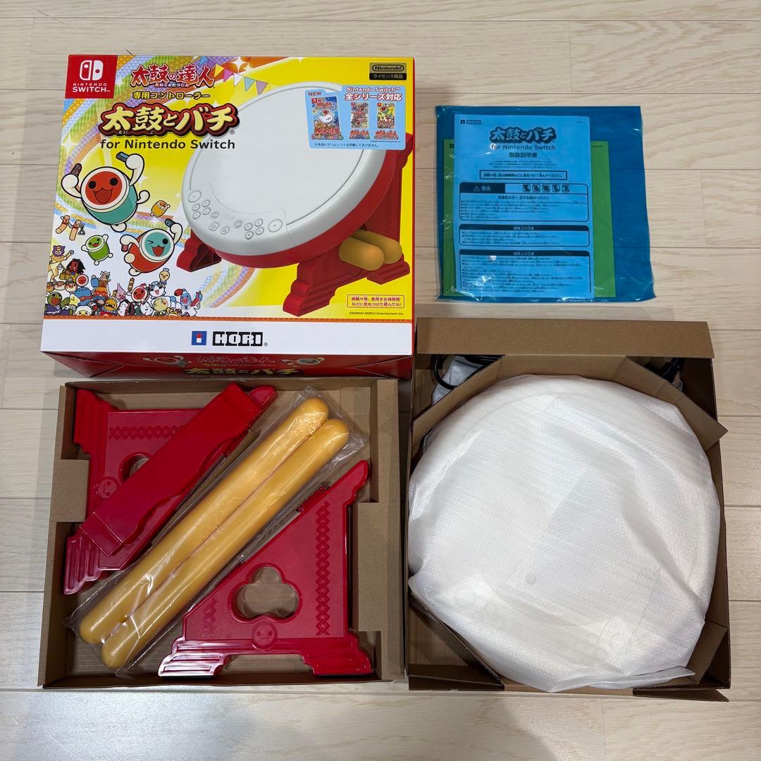 Nintendo Switch 太鼓の達人 ドンダブルフェスティバル 太鼓とバチ