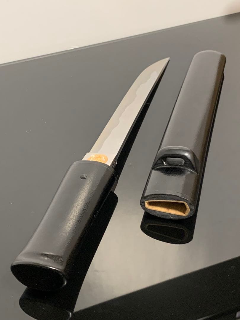 《美品》《送料無料》⭐︎美濃国住　桜井俊之作　御守刀　木箱　刀袋付き　模造刀♪⭐︎