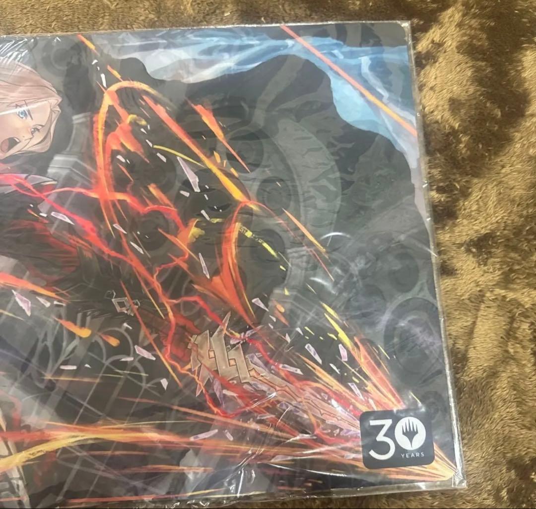 MTG プレイマット 30th シヴ山のドラゴン　邪悪を打ち砕く　紅蓮破