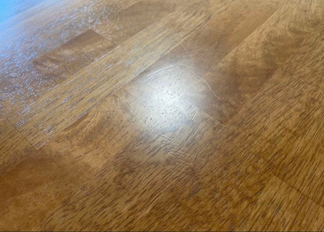 THE TABLE ラバーウッドチークブラウンkanademono