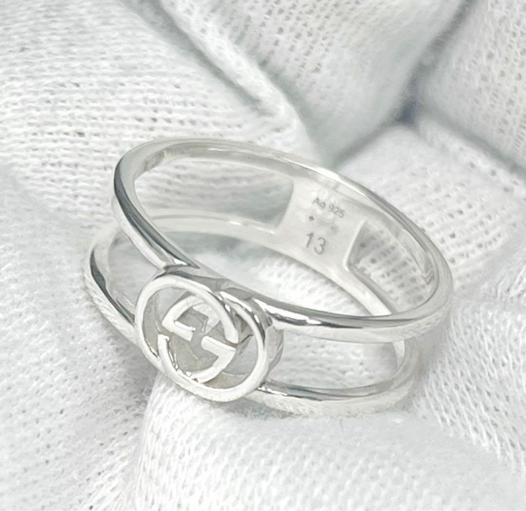 極美品‼️GUCCI 指輪　インターロッキングリング　12号