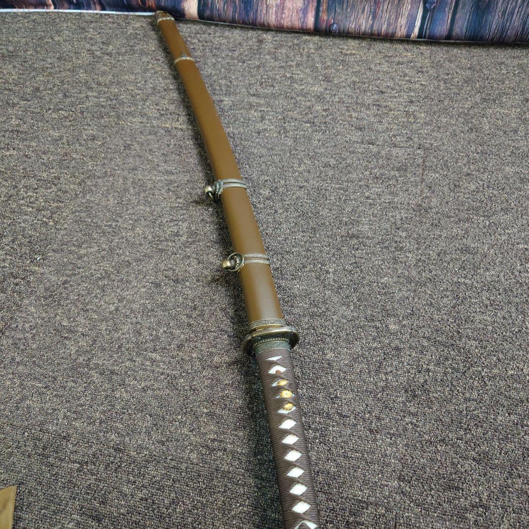V.ROAD　模造刀　軍刀　尾形刀剣陸軍小刀軍茶柄・軍茶木鞘　 保存袋付き