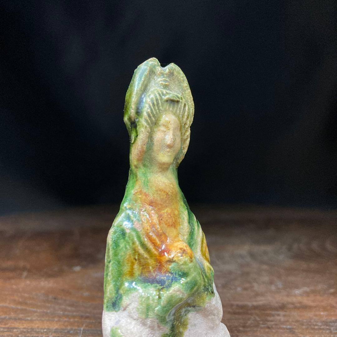 新年赤札セール❗️【ギャラリー三益】古美術　唐三菜女官座像