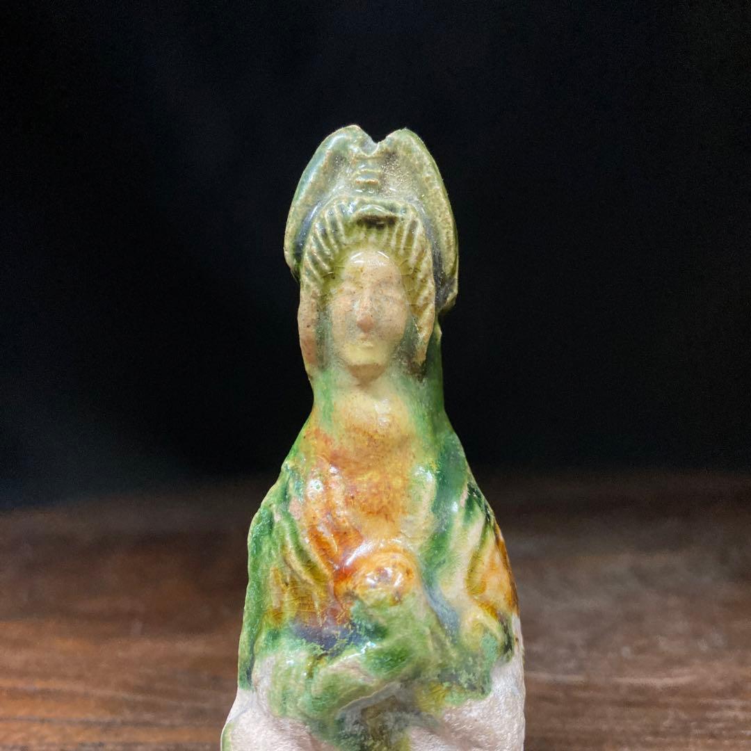 新年赤札セール❗️【ギャラリー三益】古美術　唐三菜女官座像