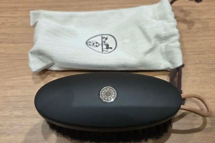 HERMES エルメス シューズブラシ 新品未使用、ショッパー、リボン付き