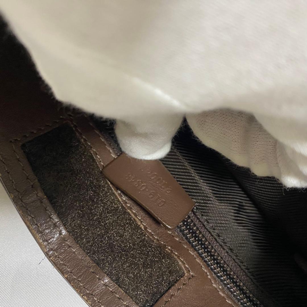 GUCCI グッチ ショルダーバッグ GG柄 ブラウン