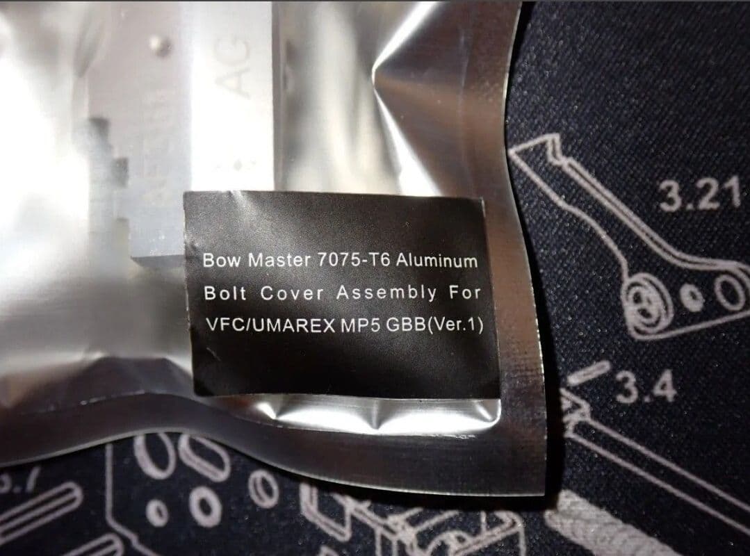 Bow Master アルミニウムボルトカバー VFC　UMAREX MP5