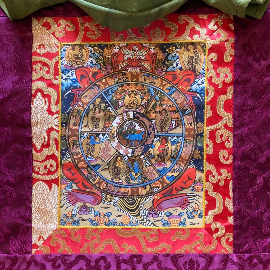 六道輪廻　タンカペイント