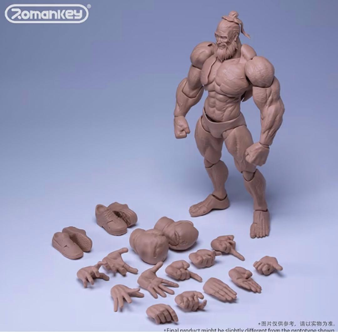 Romankey Big guy 1/12スケール可動フィギュア男性　即購入可