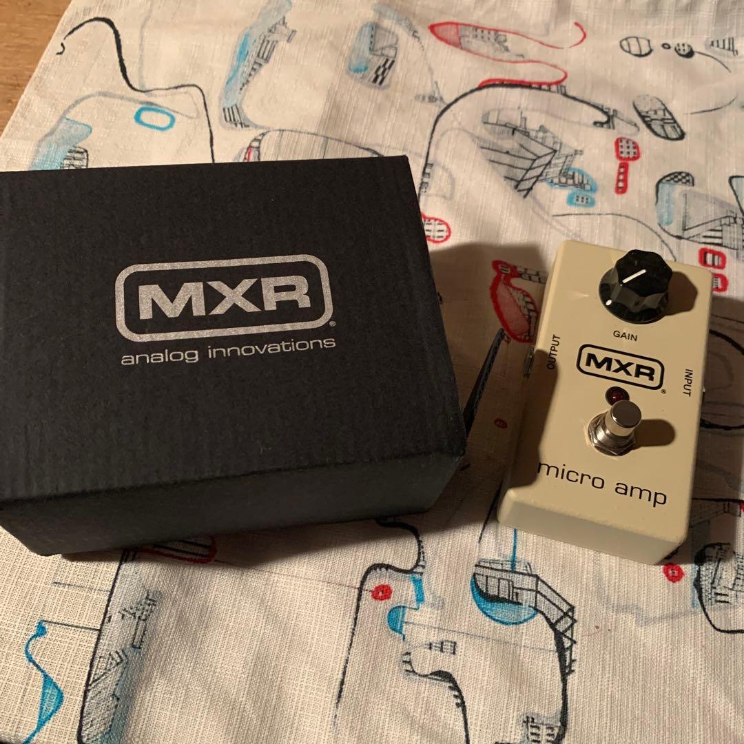 MXR micro amp ギターエフェクター 箱、付属品ありMXR micro amp