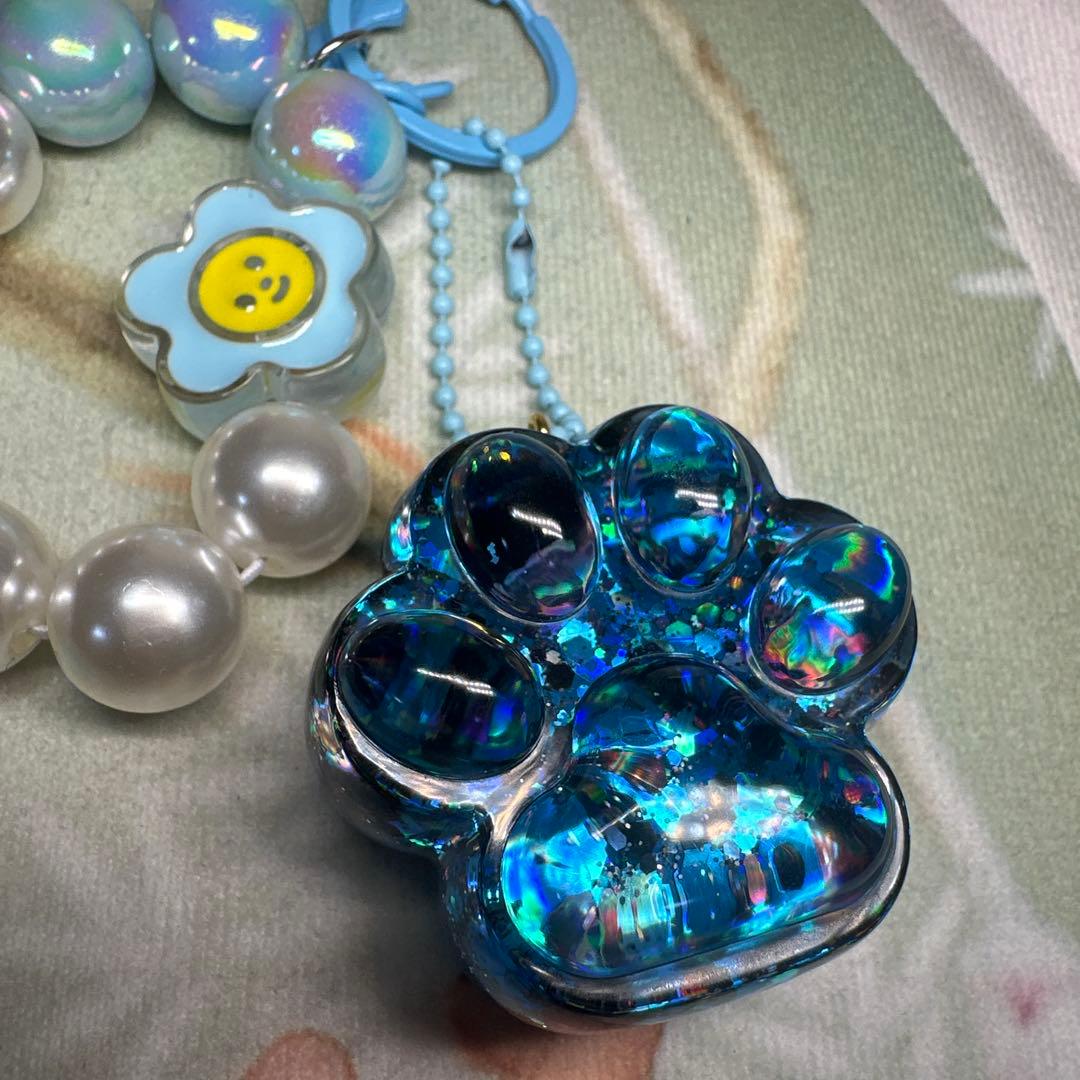 Lサイズ 肖戦 レジン 肉球 キーホルダー 0623 レジン 肉球キーホルダー