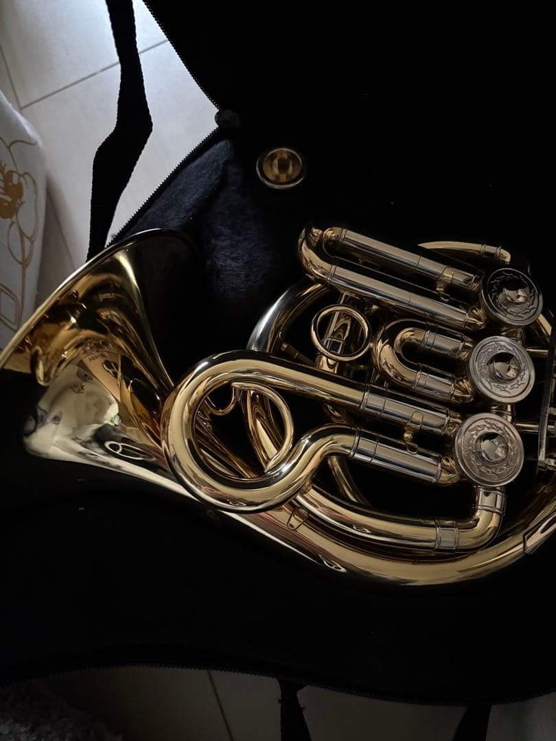 J. Michael フレンチホルン 本体 ケース付き ミニ