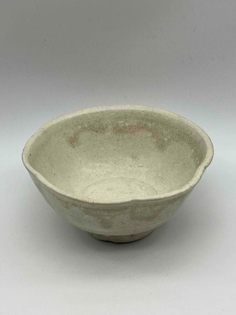 北宋から金時代 青白釉蓮花口茶盞　影青　景徳鎮　唐物　古賞物　茶道具(F-92) 北宋から金時代 青白釉蓮花口茶盞 影青 景徳鎮 唐