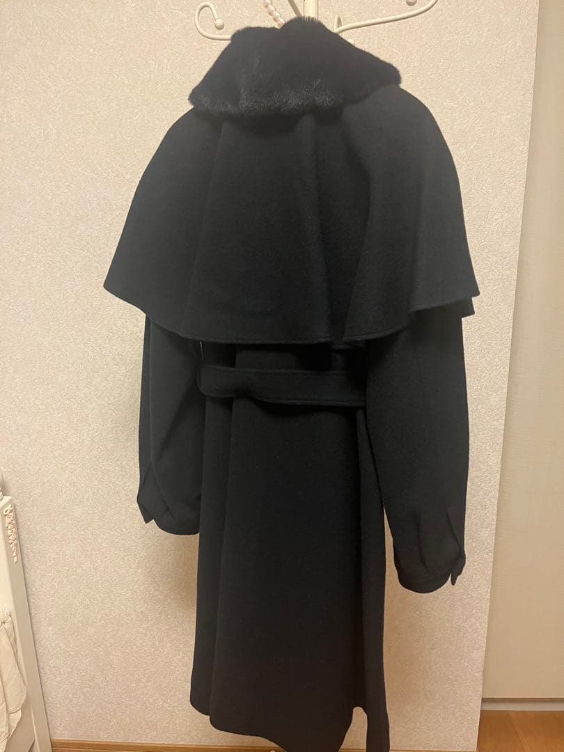 ✴︎美品✴︎メゾピアノJr. ケープつきマルチWAYコート ネイビーの通販