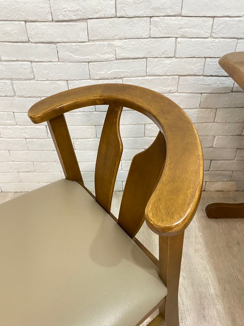 【東京都23区配送無料】ビンテージ　ダイニングテーブル　チェア　セット　机　椅子