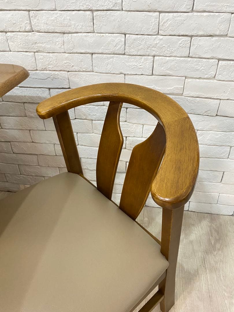 【東京都23区配送無料】ビンテージ　ダイニングテーブル　チェア　セット　机　椅子