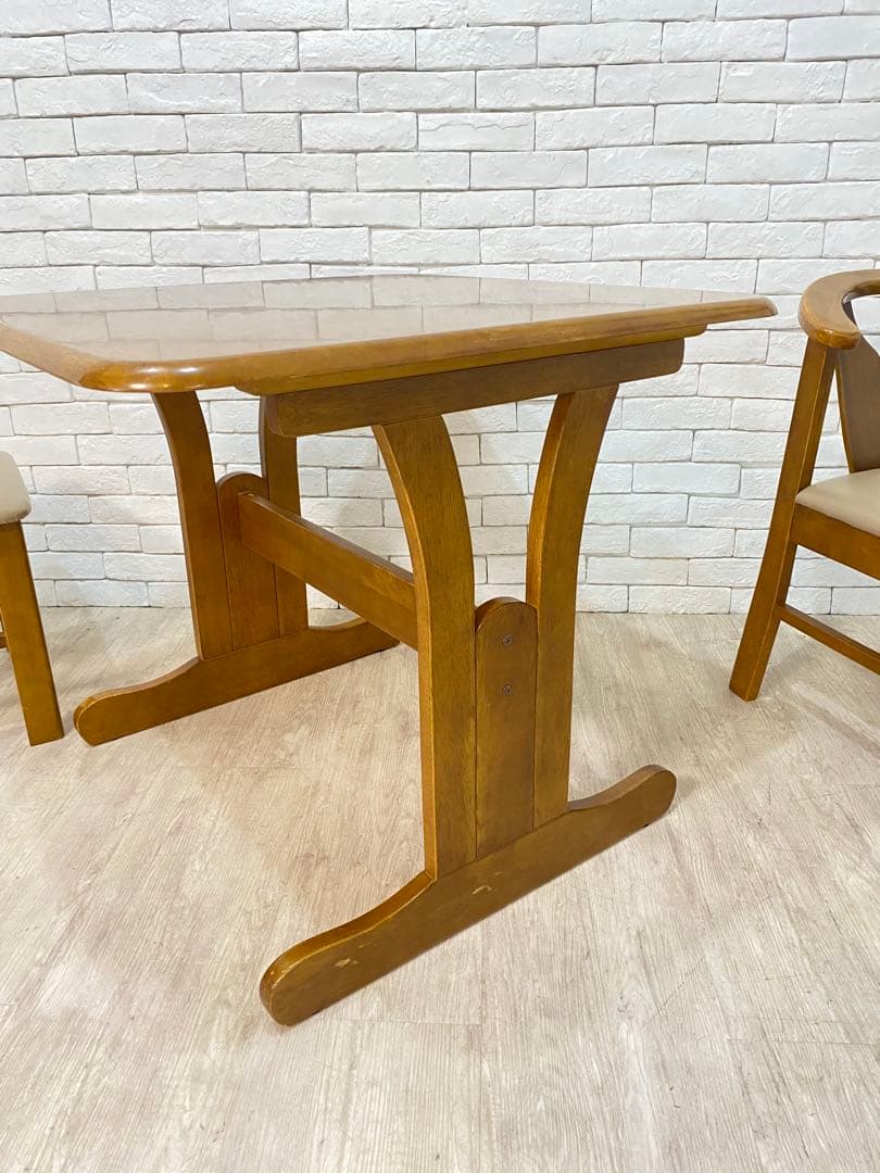 【東京都23区配送無料】ビンテージ　ダイニングテーブル　チェア　セット　机　椅子