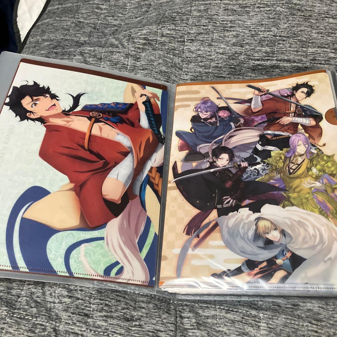 刀剣乱舞　クリアファイル　アニメ系 刀剣乱舞-ONLINE-」描き下ろしA4クリアファイル6枚セット - ニトロ
