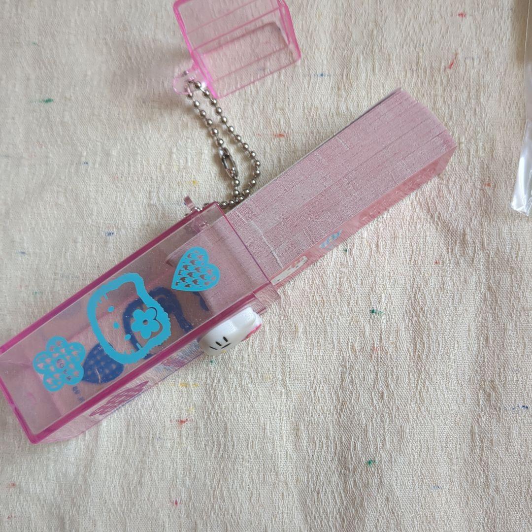 キティちゃんグッズセット ガムホルダー＆メモ ペン ミニレター レア