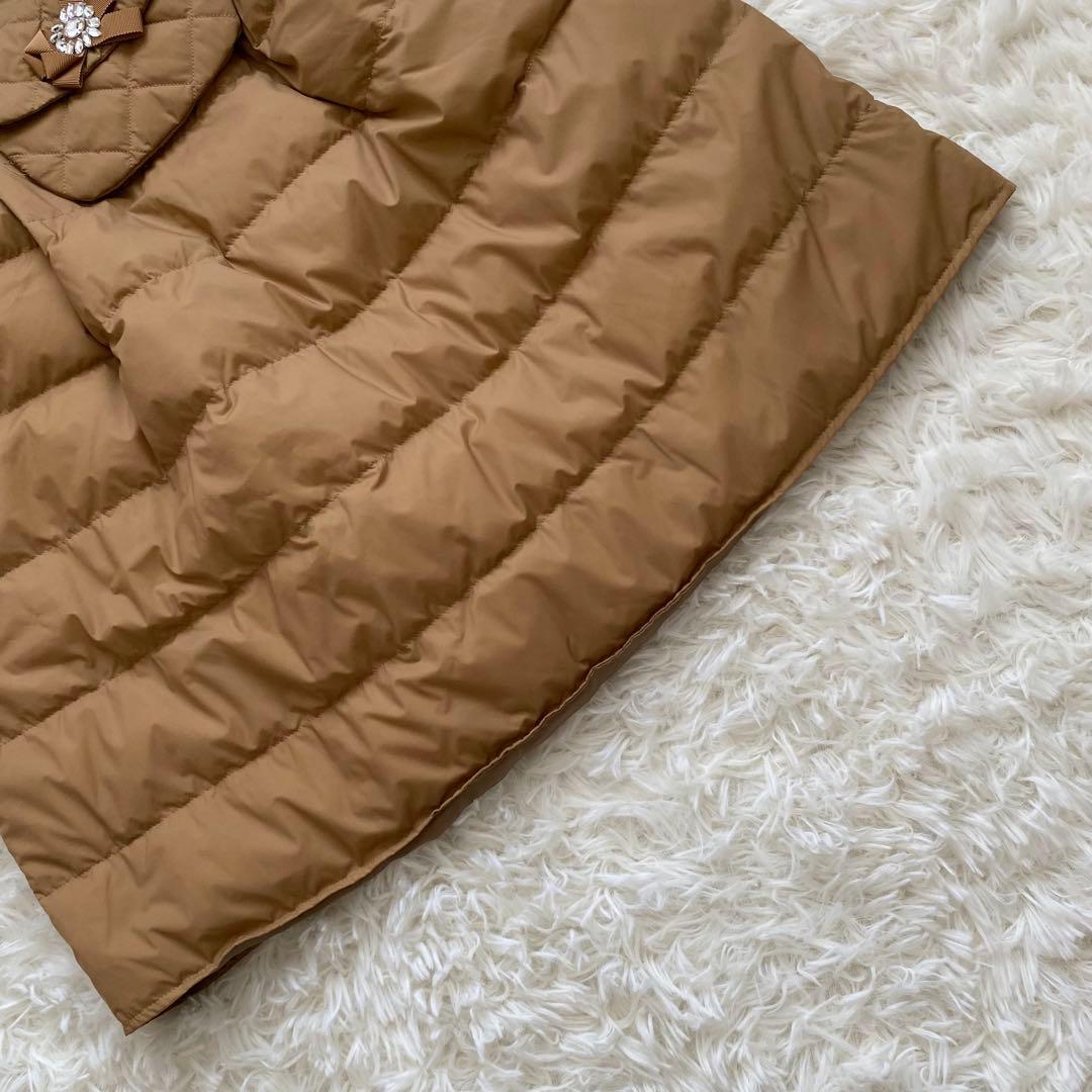 エムズグレイシー キルティングスカート　ポシェット　大きいサイズ　ビジュー