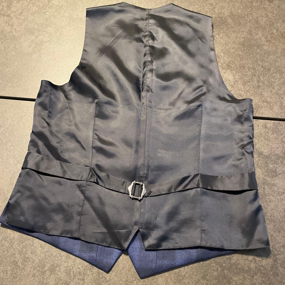 LARDINI横浜高島屋正規店購入　ジレ チェック柄 シルク混 定価82500円