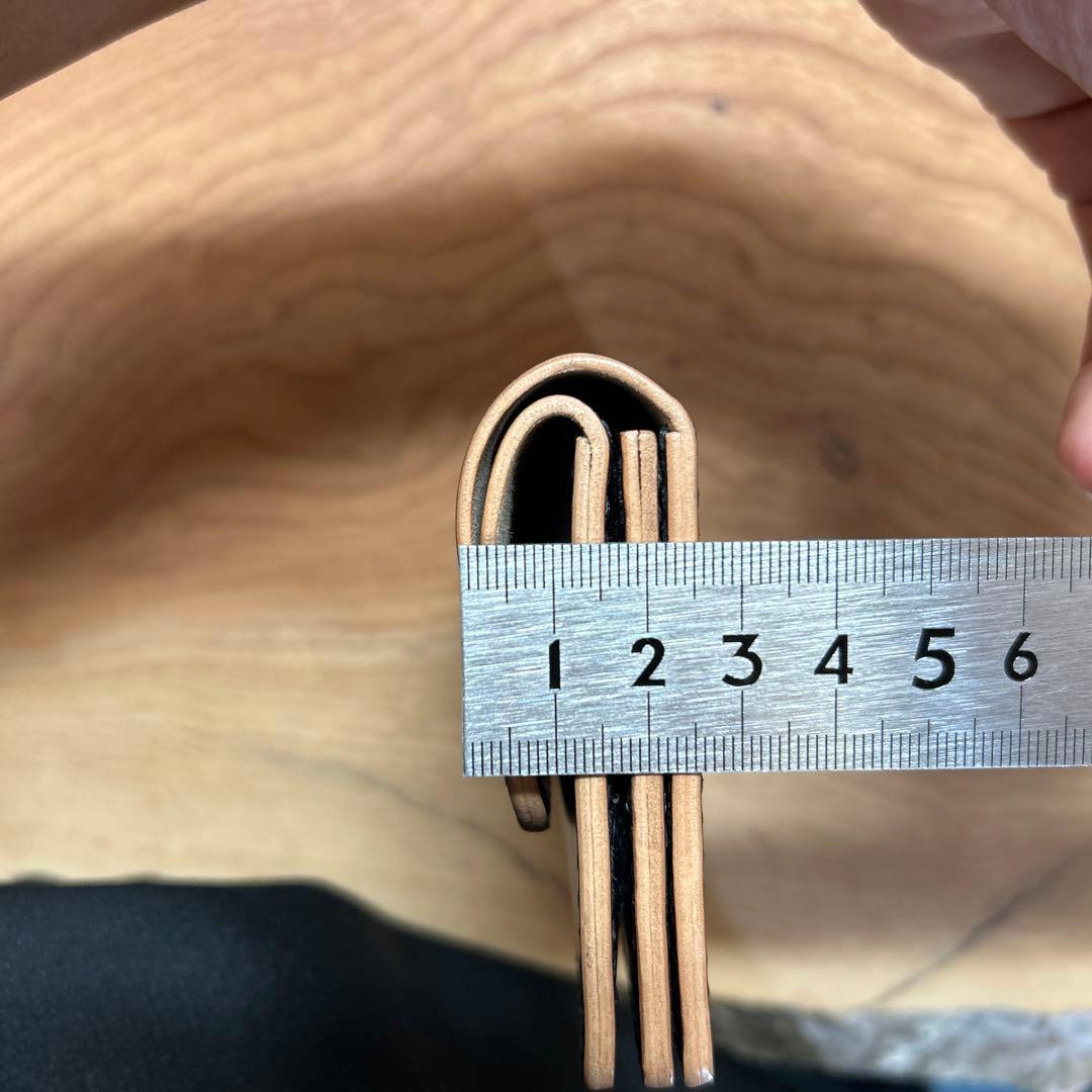 トラッカーウォレット　ブラック　コードバン