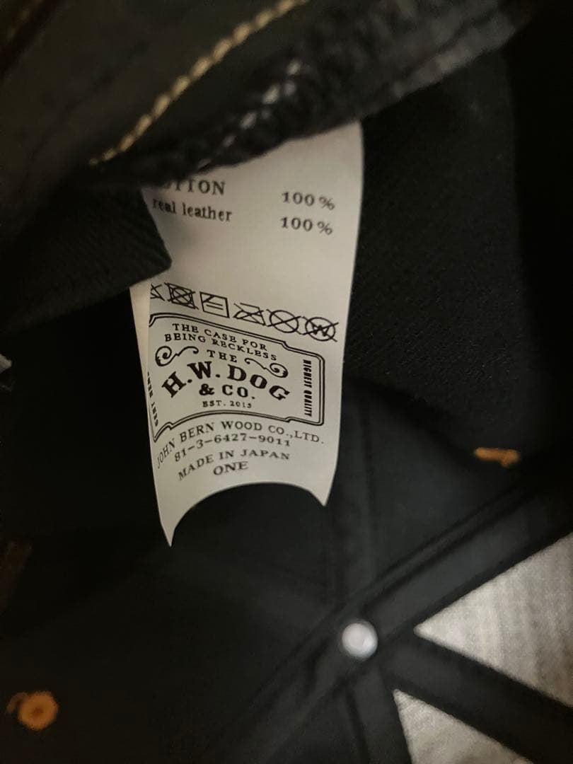 H.W.DOG&CO キャップセット　美品　年末年始限定　バラ売り不可