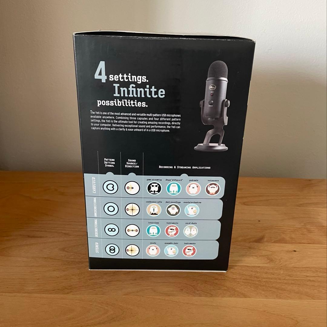 Blue Yeti ブラック コンデンサーマイク