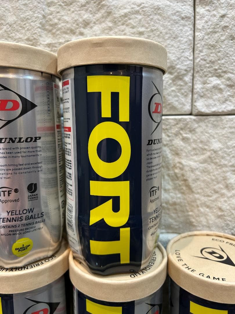 全て未開封】DUNLOP ダンロップ 硬式テニスボール FORT 14ボトル