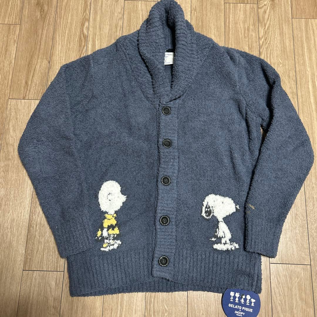 ジェラートピケ スヌーピーカーディガン レディース/メンズセット おそろい