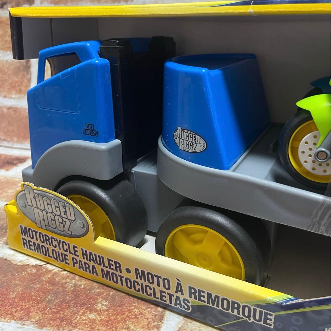 リトルタイクスRUGGED RIGGZ モーターサイクル運搬車&バイク２台セット