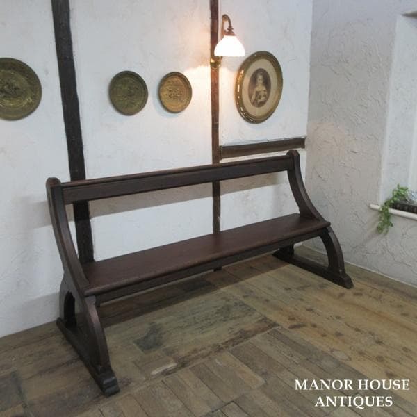 イギリス アンティーク 家具 ロングベンチ 長椅子 チェア 店舗什器 6866d イギリス アンティーク 家具 ロングベンチ 長椅子 チェア 店舗什器 6866d