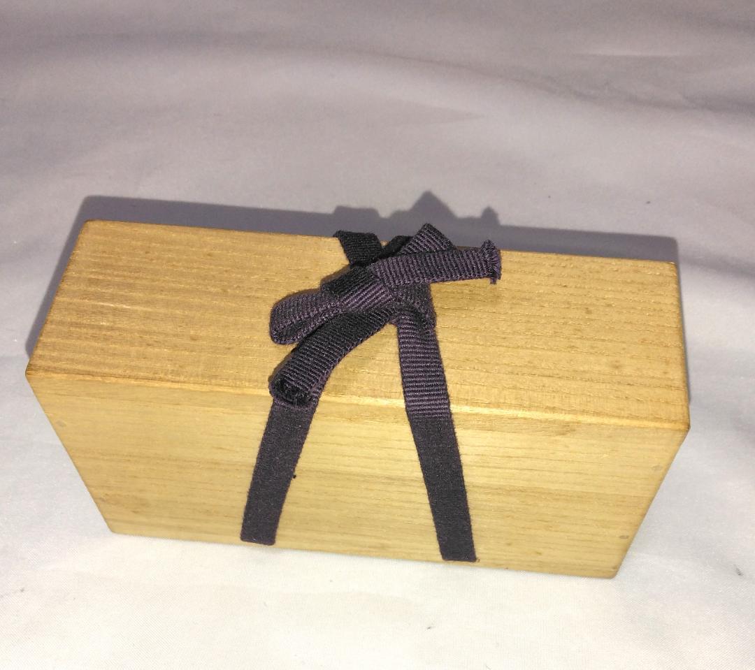 茶道具 乾漆香合 加賀塗匠 荒井樹芳作 乾漆造茄子香合 美品！！