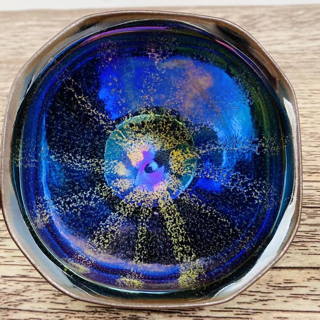 中国古美術・旧蔵の磁器・建窯七彩曜変盞・置物・書道具・茶道具・