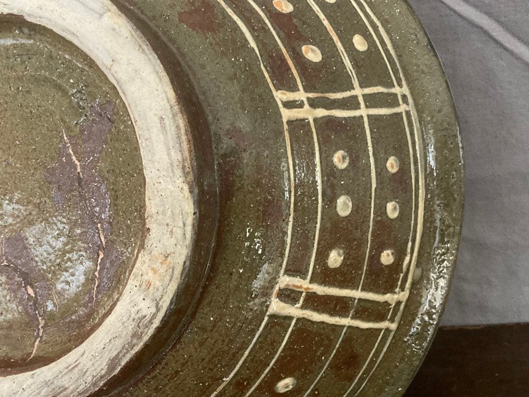 宮城智 30cm 大型魚紋鉢 やちむん 壷屋焼