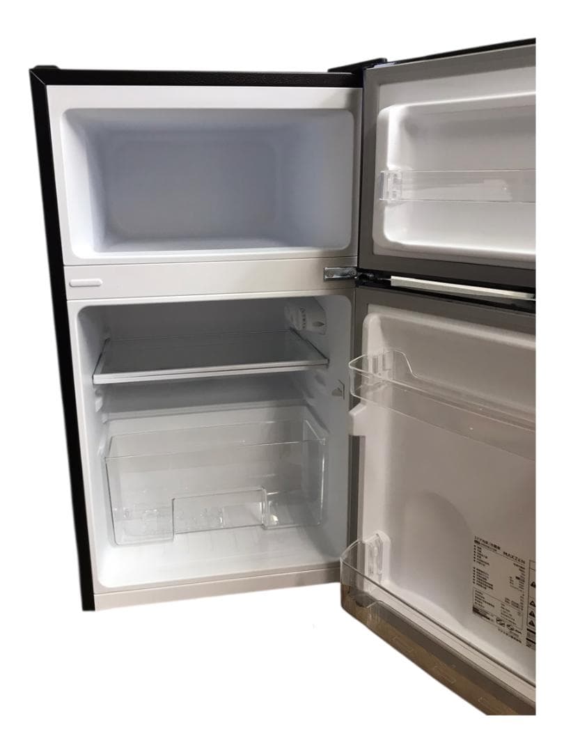 マクスゼン 2ドア冷蔵庫 JR087ML01GM 87L 2022年製