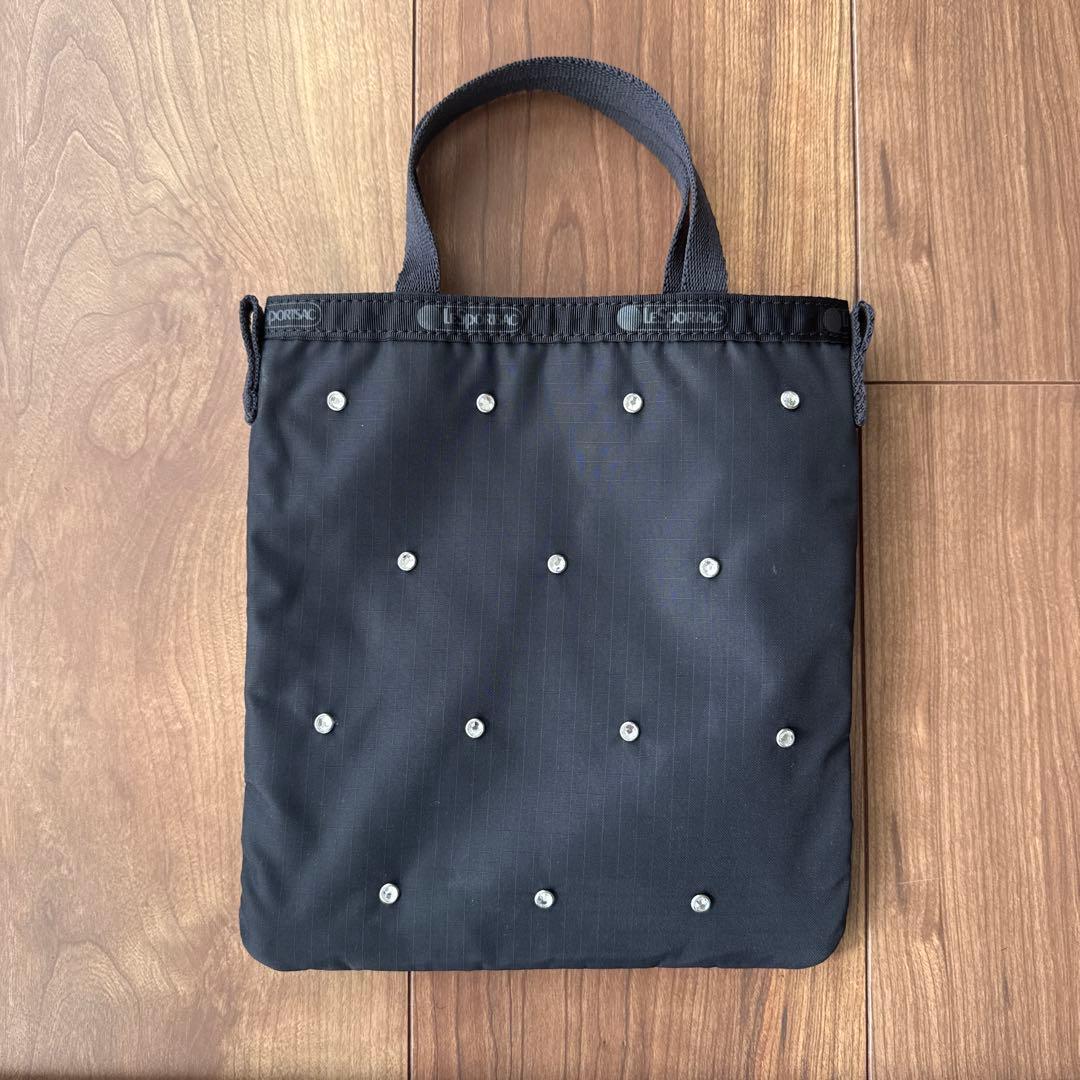 レスポートサック LeSportsac ビジューラインストーン ミニトート