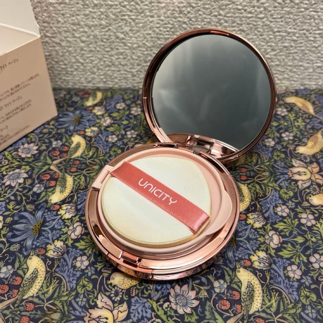 UNICITY リアルフィットカバー クッション 01 ライトベージュ ファンデ