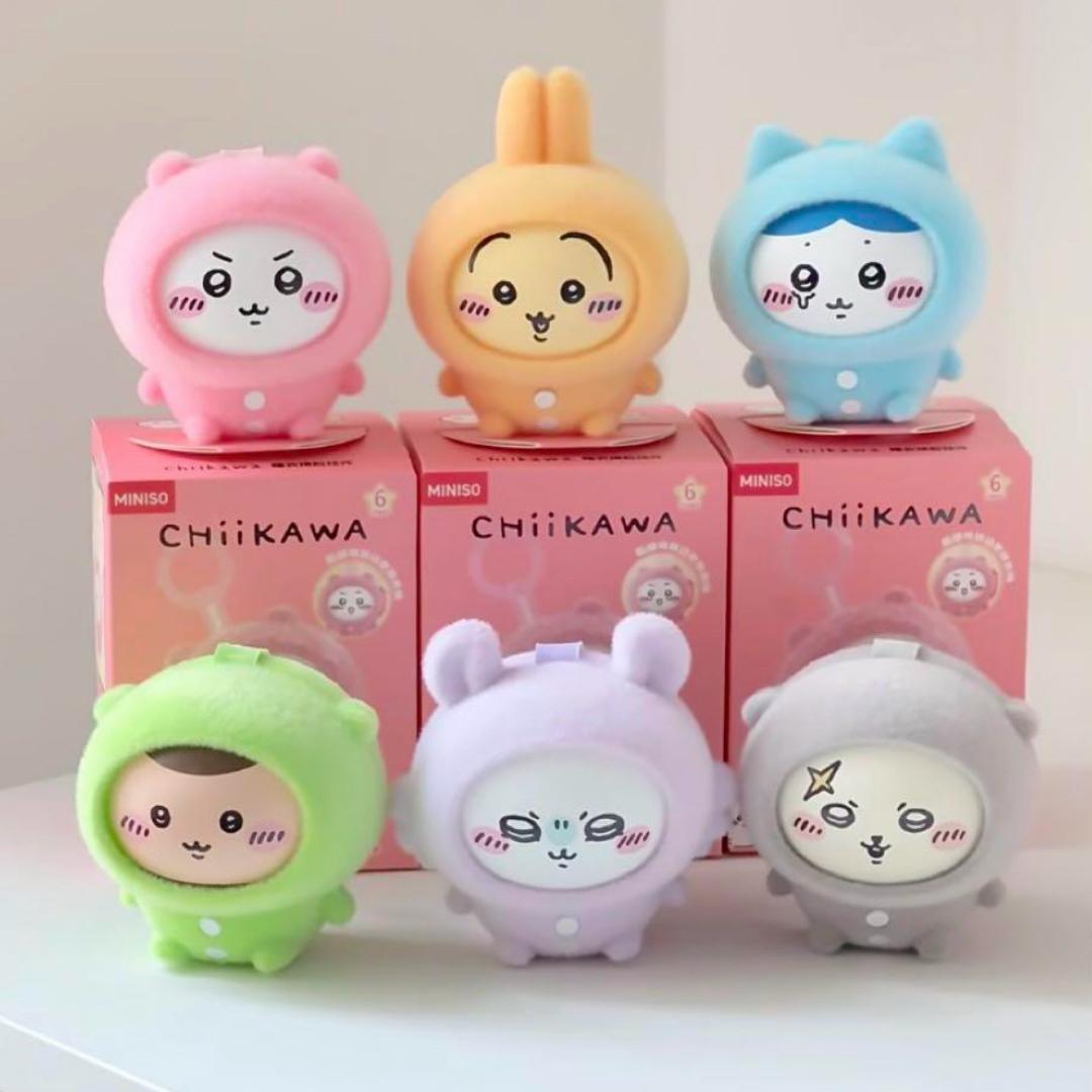 新品未使用 カード付 ちいかわminiso フェイスチェンジ マスコット