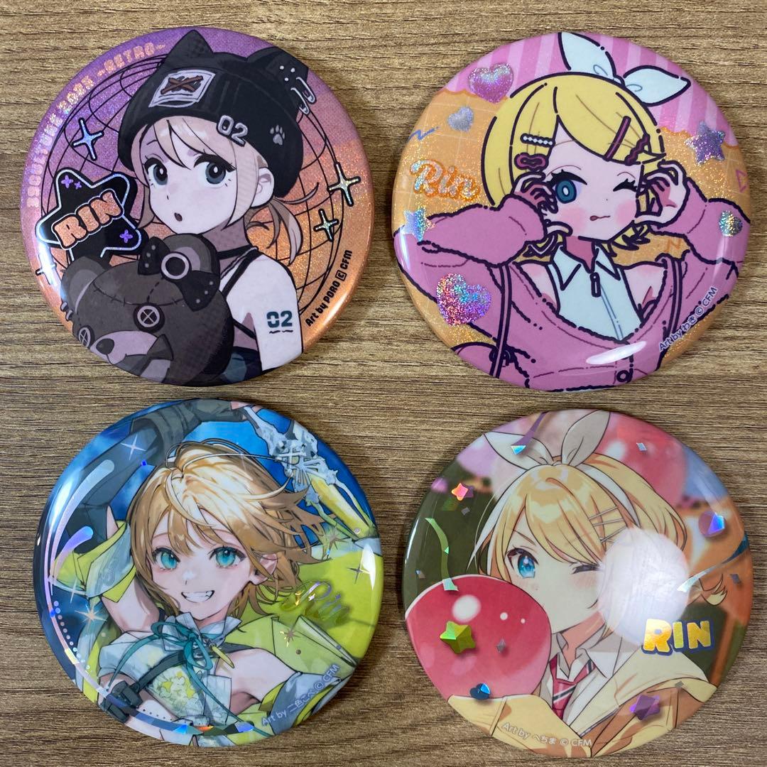 鏡音リン39culture 缶バッジ59個