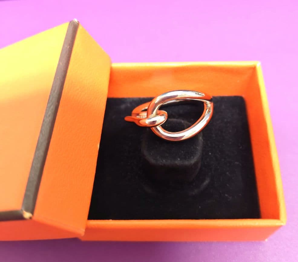 HERMES スカーフシルバーリング