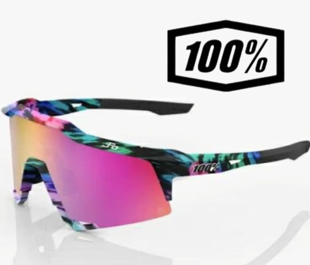 100% スポーツサングラス マルチカラー ワンハンドレッド 100% スポーツサングラス SPEEDCRAFT ハイパーマルチ