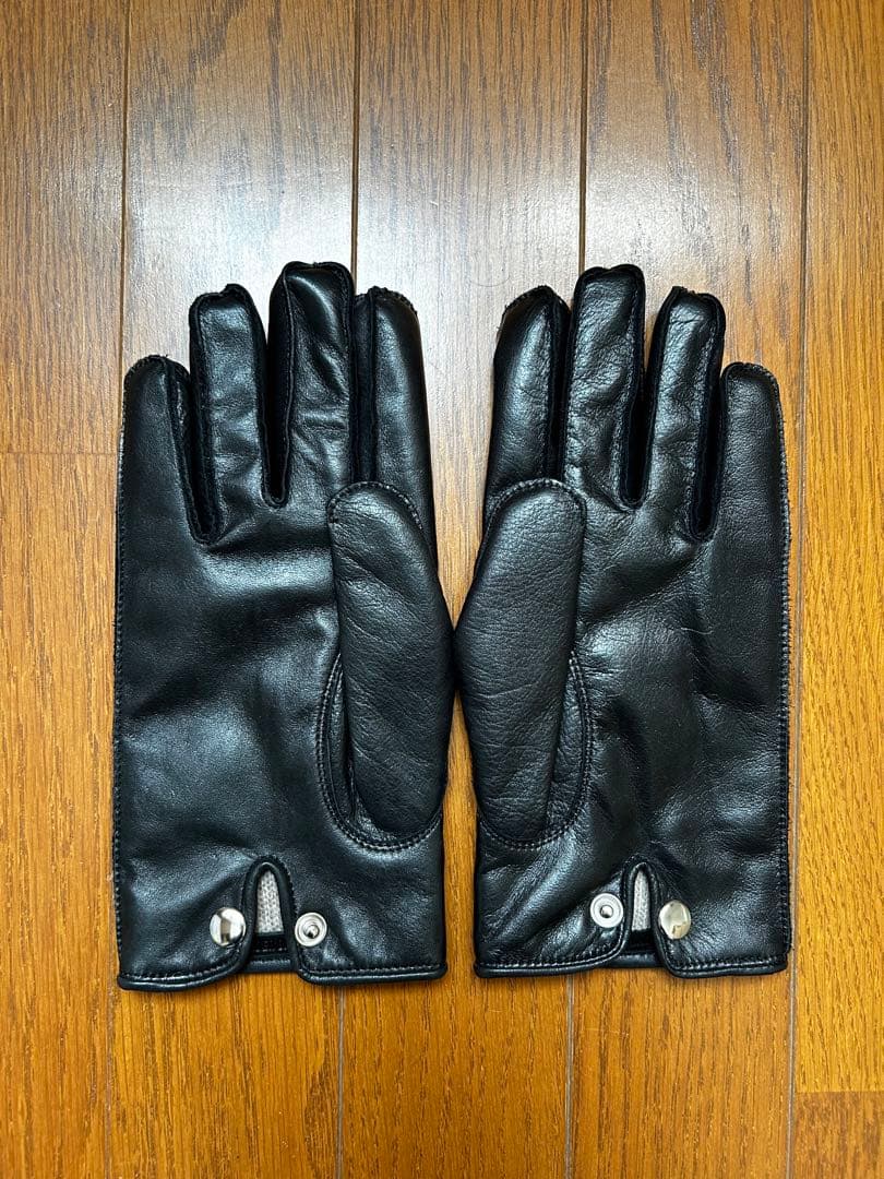 カシミヤ】WASHABLE LEATHER GLOVES [BUSINESS]
