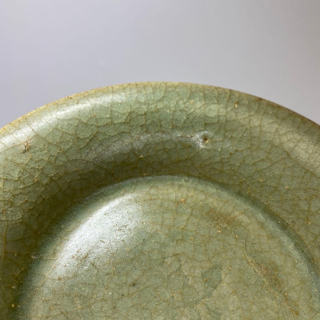 中国明時代青磁大皿送料込み0929